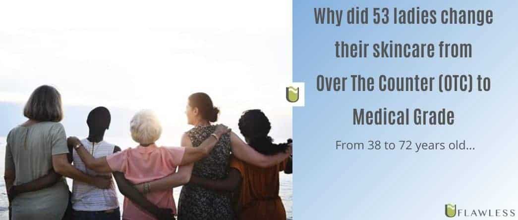 Why did 53 ladies change their skincare from Over The Counter (OTC) to Medical-Grade?