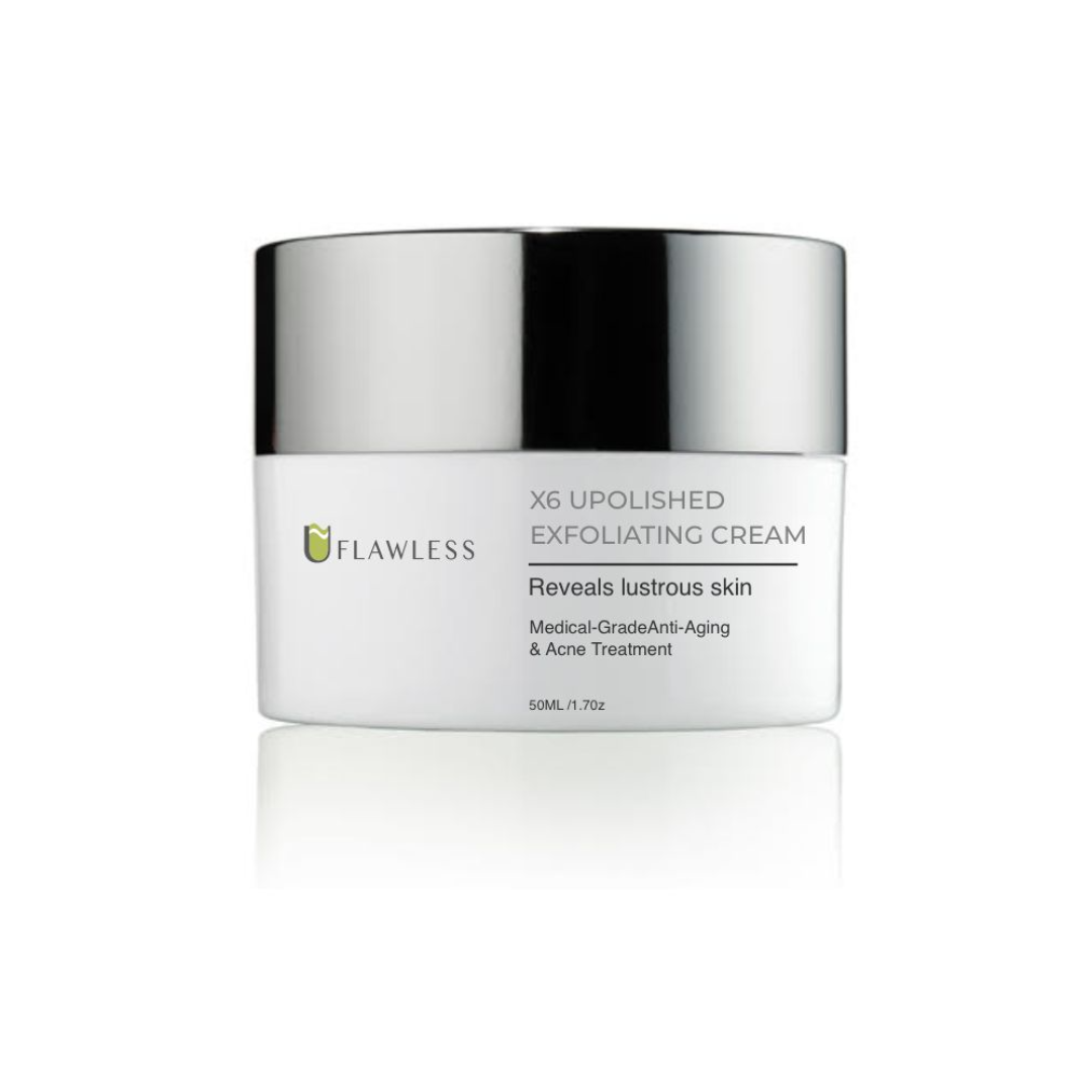 X6 UPolished Exfoliating Cream | Exfoliating Skincare Products