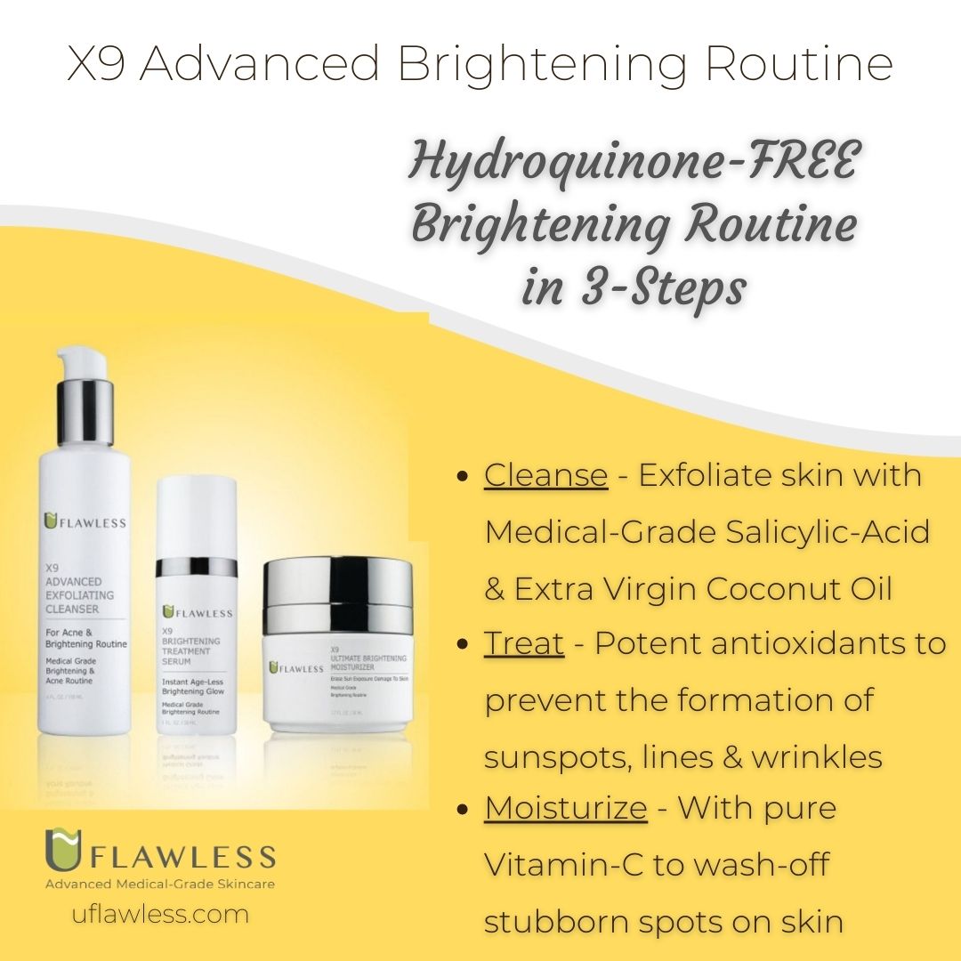 X9 Advanced Brightening Routine | Hydroquinone-Free