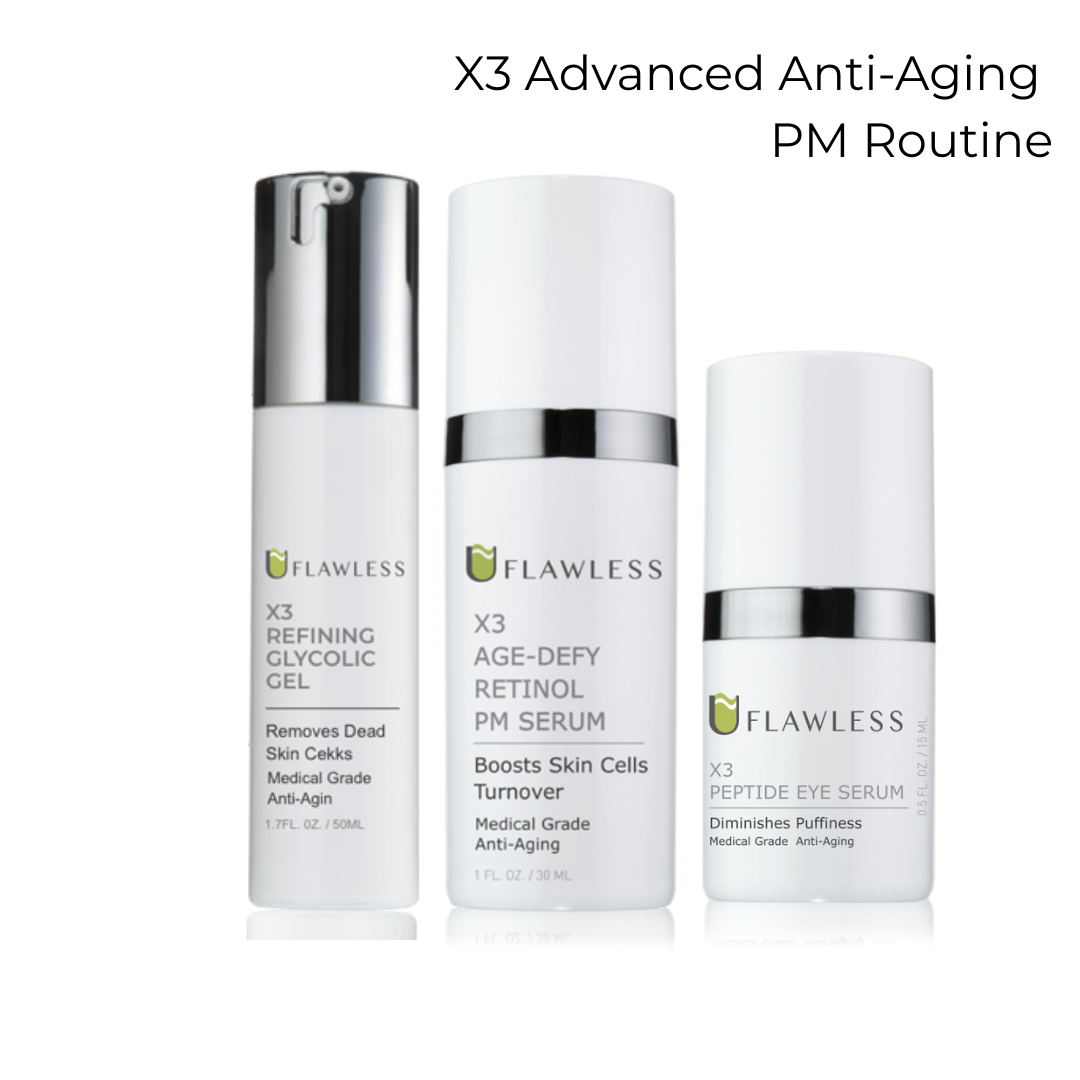 X3 Advanced Anti-Aging PM Routine