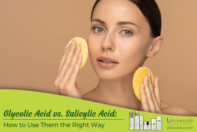 Glycolic Acid vs. Salicylic Acid: How to use them the right way