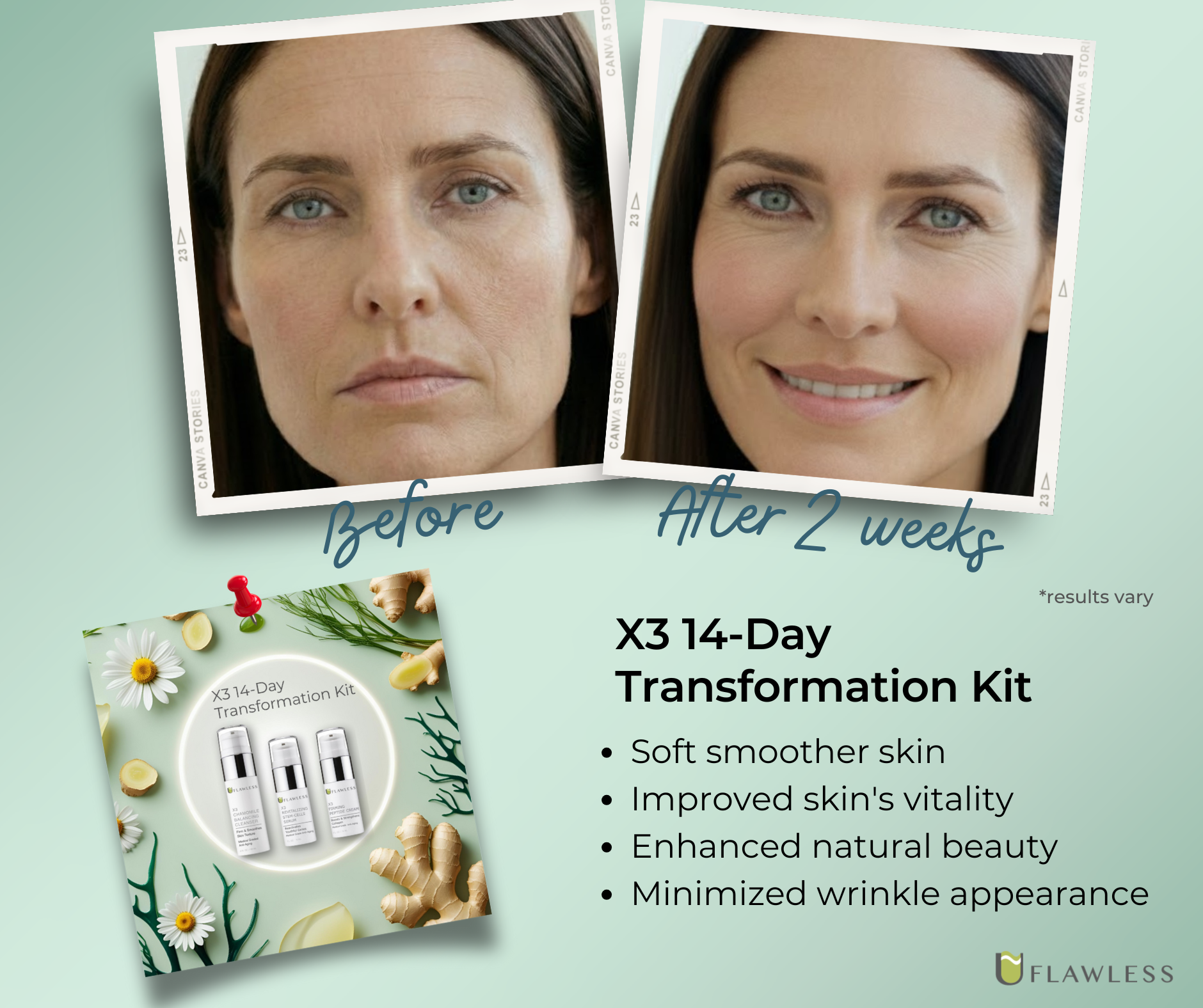X3 14-Day Transformation Kit | Travel Size Skincare
