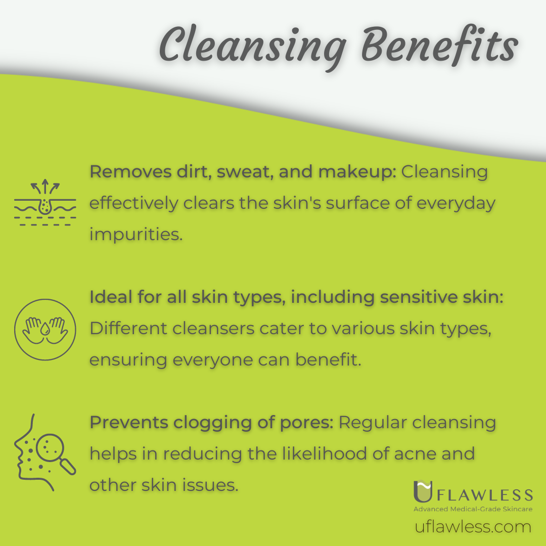 This is the Top 3 Benefits for cleansing the skin