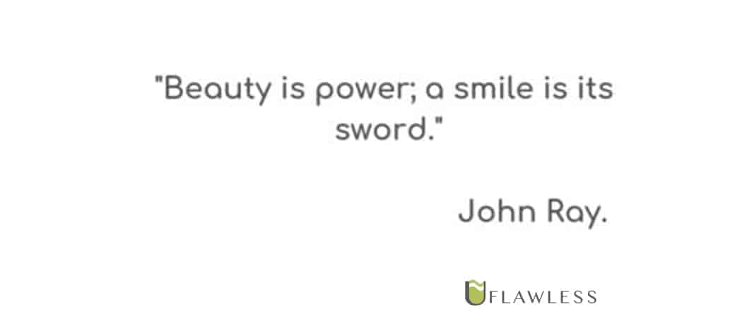 Beauty is power, a smile is a sword