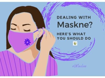Maskne - Acne underneath the face mask