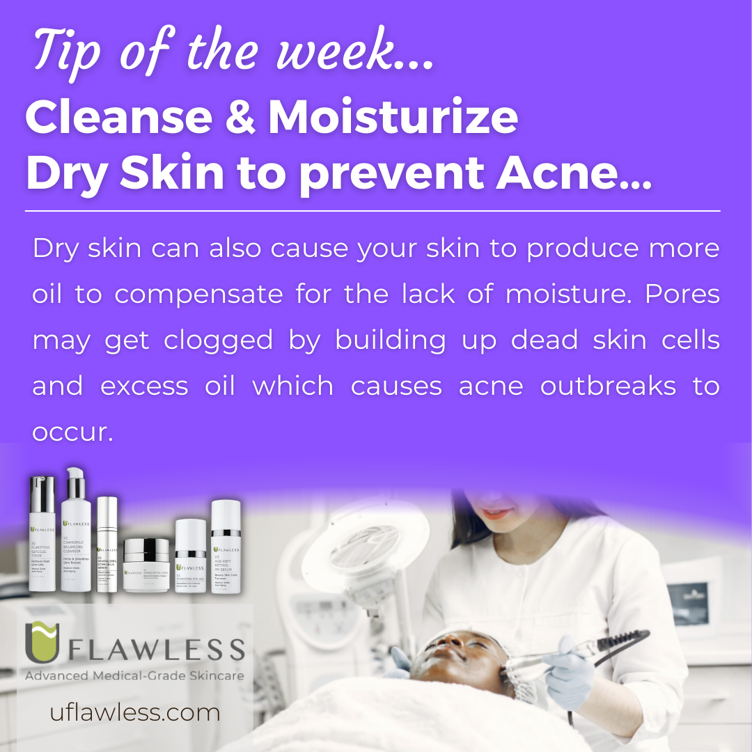 Lack of moisture could be one of the reasons for skin to breakout