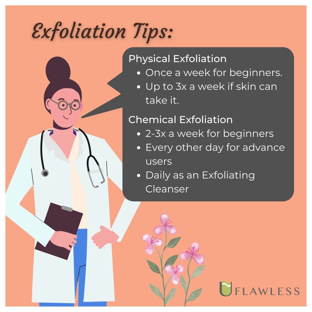 Physical and Chemical Exfoliation Tips for the skin